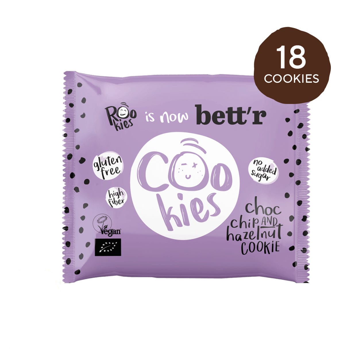 Bett'r Cookie Bio Frucht-Cookie Choc Chip & Haselnuss