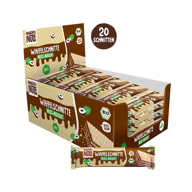 Bio Waffelschnitte Nuss-Nougat - Box