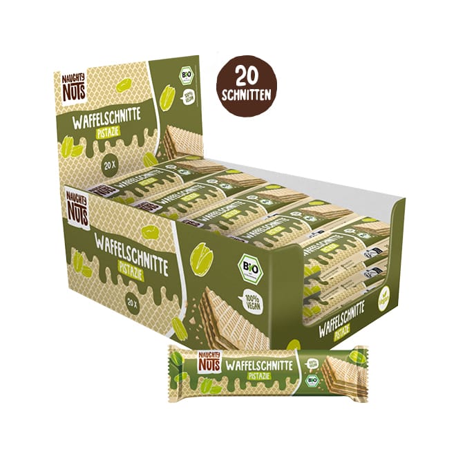 Bio Waffelschnitte Pistazie - Box