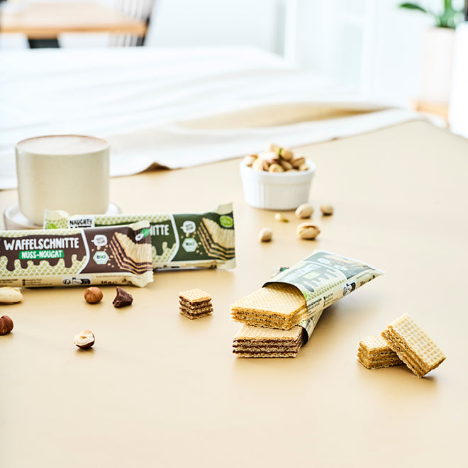 Bio Waffelschnitte Mixed Box (Nuss-Nougat &amp; Pistazie)