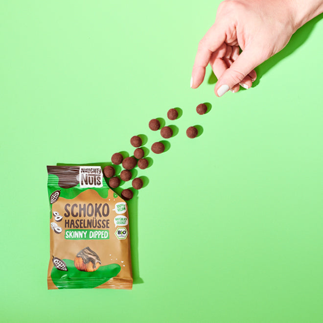 Bio Schoko-Haselnüsse (skinny dipped)