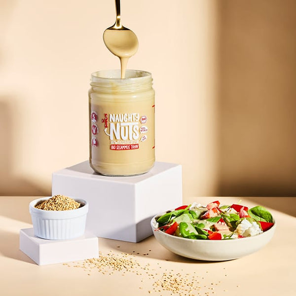 tahin aufbewahrung Bio Tahin weiß 500g – Sesammus aus geschältem Sesam