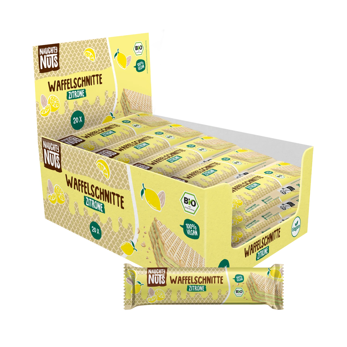 Bio Waffelschnitte Zitrone - box