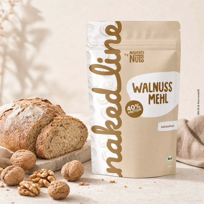 Walnuss Mehl 500g | Kräftiges Walnussbrot