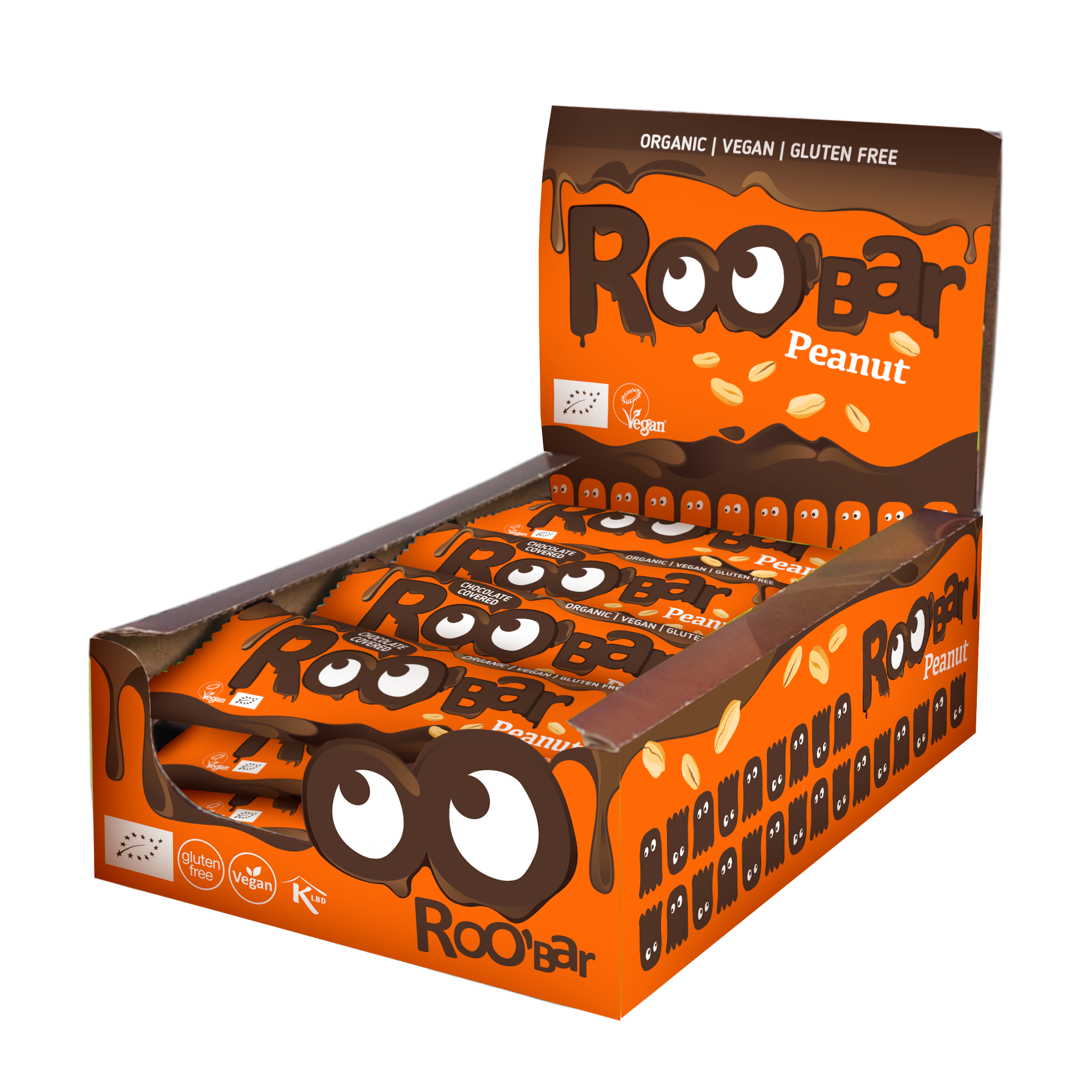 Bio Schokoriegel mit Erdnuss (16 Riegel)